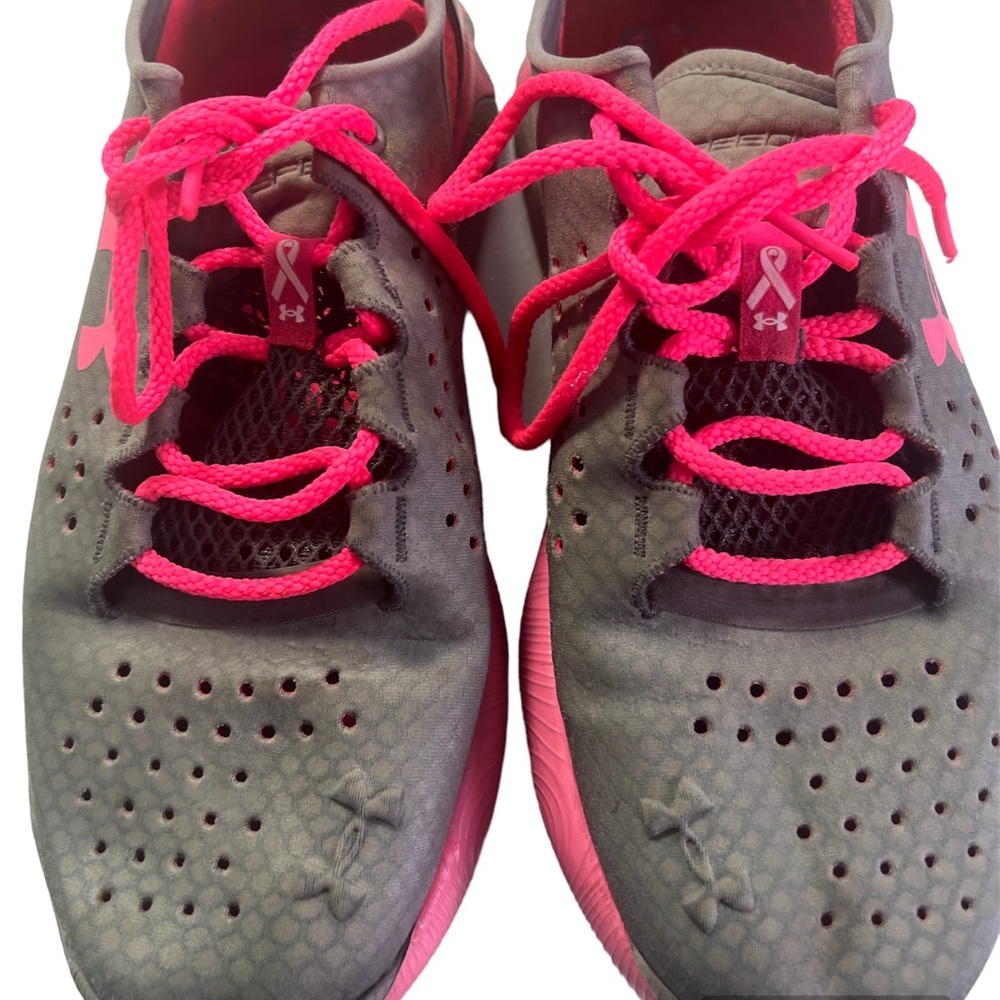 Under Armor Breast Cancer Pink Bow Limited Edition Sneakers